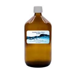 Colloidaal Zilver Water 40 PPM 1 liter glazen fles