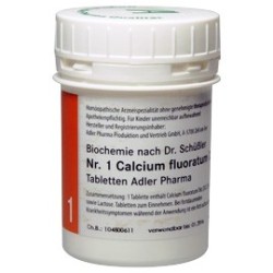 Dr Schüssler zouten nr1 Calcium fluoratum, celzouten Schüsslerzouten
