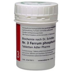Dr Schüssler zouten nr 3 Ferrum phosphoricum, celzouten Schüsslerzouten  